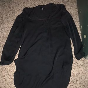 Black long sleeve blouse